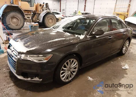 2016 Audi A6 3.0T Premium Plus из США, поврежденный, VIN WAUHGAFC0GN146656